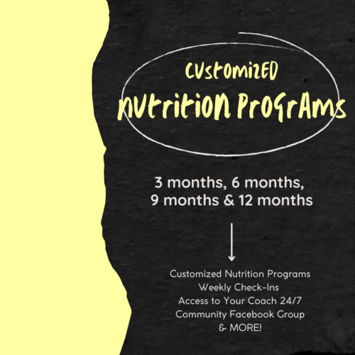 customized nutrition programs customized nutrition programs